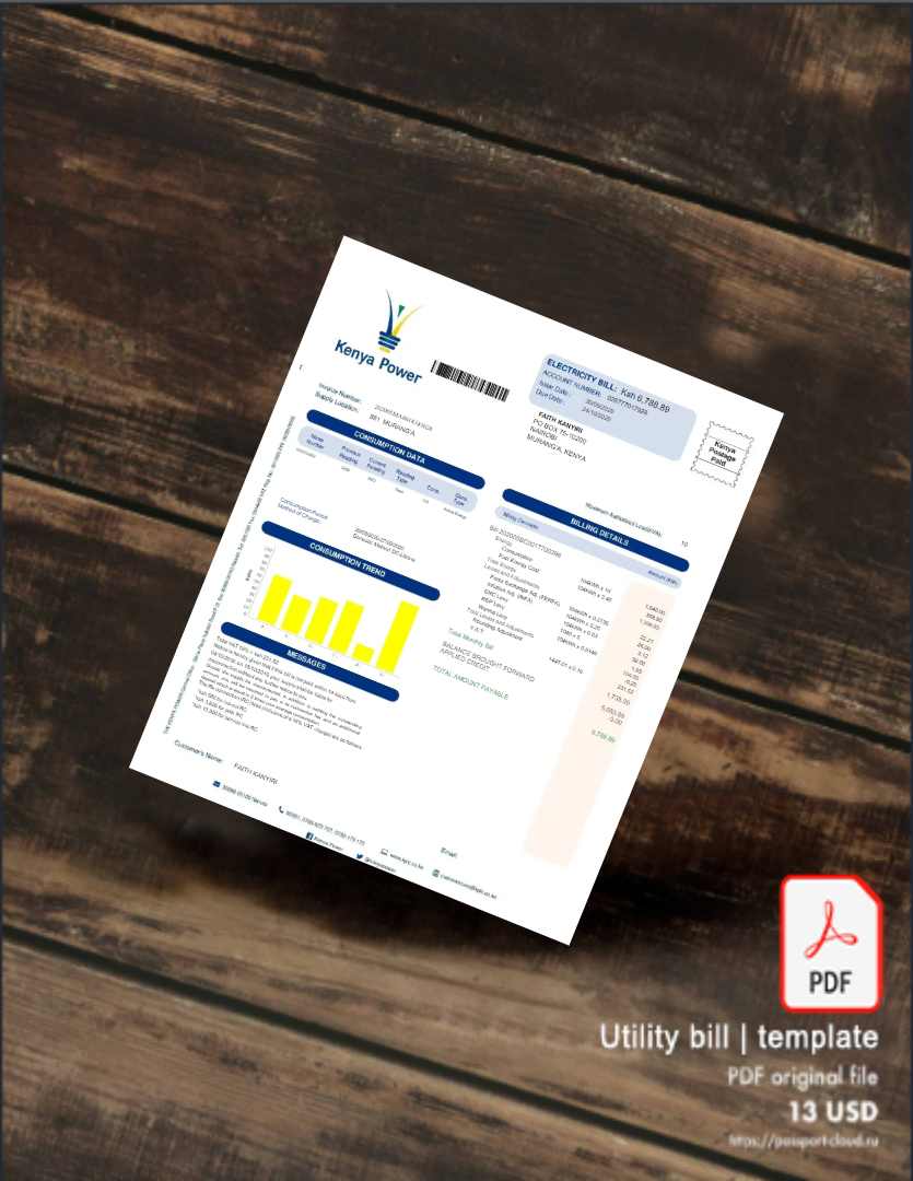 Utility bill | Albanian Power | Albania